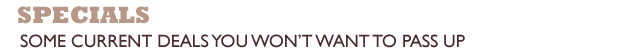 Goffstown Hardward Specials